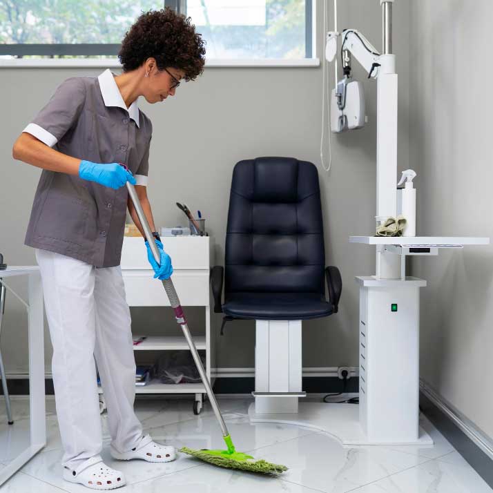 Specialized dental and medical office cleaning services to ensure a safe, OSHA-compliant environment. Keep your practice sanitized and patient-ready with Amazing at Cleaning.